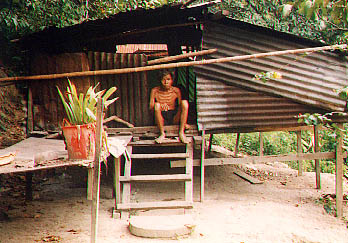 Pak Diap's last days were lived in this shanty (pic by Antares)